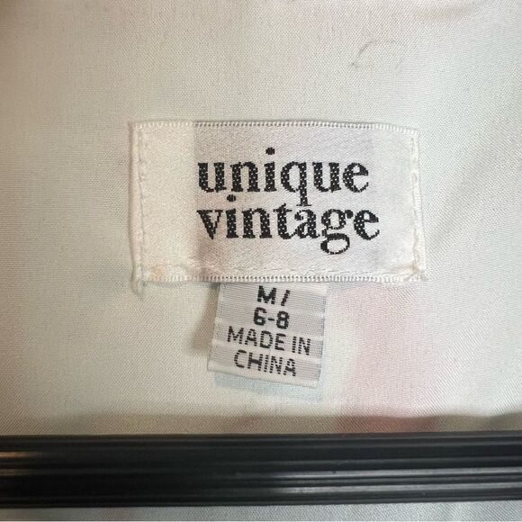 Unique vintage cherry print button down on side beautiful new no tags - Picture 9 of 12